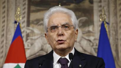Bild: Fabio Frustaci/ANSA/AP/dpa
Sergio Mattarella.