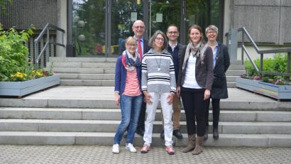 Bild: exb
Die Leiter des Lycée Saint-Joseph in Bressuire und des Gymnasiums Neustadt fädeln eine neue Schulpartnerschaft ein.