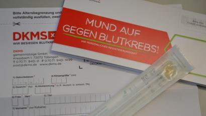 Bild: Vogl, Anne Sophie [ANV]
So sieht das Registrierungsset aus, dass die DKMS per Post kostenlos versendet.