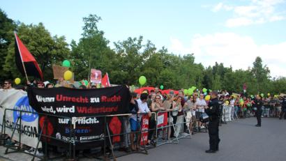 Bild: Auer, Alexander
Hunderte protestieren gegen AfD-Veranstaltung bei Regensburg