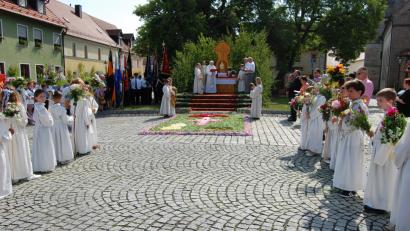 Bild: az
Fronleichnam in Grafenwöhr.