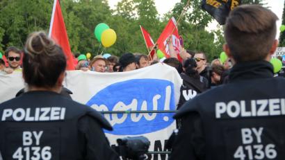 Bild: Auer, Alexander
Hunderte protestieren gegen AfD-Veranstaltung bei Regensburg