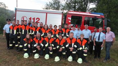 Bild: pi
21 Frauen und Männer der Feuerwehren Georgenberg und Neuenhammer bestachen bei den Leistungsprüfungen mit sehr guten Ergebnissen. Bild: pi