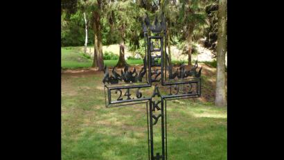 Bild: exb
Kreuz, gefertigt von tschechischen Berufsschülern (Metallverarbeitung).