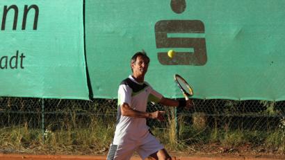 Bild: Beitrag, Externer
Fred Böckl musste sich in Baden Baden erst im Finale der Nummer eins im Seniorentennis geschlagen geben.