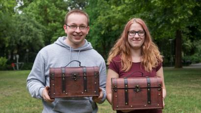 Bild: exb
Lucas Weigl und Anny Schuhmann wollen Leben in die Weidener Innenstadt bringen.