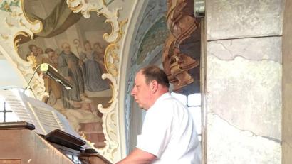 Bild: exb
Michael Koch an der Orgel