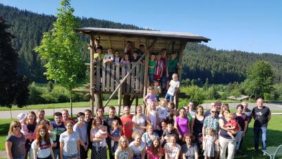 Bild: hir
Die 62 Teilnehmer waren vom Familienwochenende begeistert. Das Ferienhaus wurde gleich für das nächste Jahr gebucht.