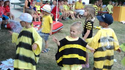 Bild: ksi
Auch kleine Bienchen summten beim Sommerfest herum.