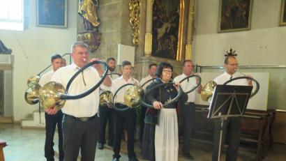 Bild: jzk
Viel Beifall bekommen die Kaibitzer Schloßbläser in der Stadtpfarrkirche Kemnath.