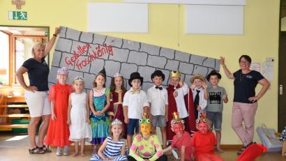 Bild: fjo
Die allerjüngste Schauspieltruppe der Marktgemeinde liefert ein grandioses "Mini-Musical" zum Jubiläum.