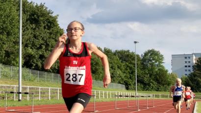 Bild: dob
Rosina Ritzka ist seit Sonntag Oberpfalzmeisterin. Nach der Hälfte des Laufs setzte sie sich an der Spitze durch.