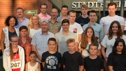 Bild: dob
Bei der Jahreshauptversammlung des Turnvereins sind herausragende sportliche Leistungen gewürdigt worden.