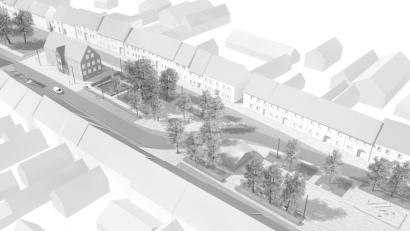 Bild: ow
Im östlichen Teil des Stadtzentrums wird mit der Neugestaltung des Marktplatzes ein großer Platz entstehen. Hier soll die Hauptveranstaltung zum 650-jährigen Stadtjubiläum stattfinden. Momentan ist noch nicht sicher, ob die Bauarbeiten bis Sommer 2020 abgeschlossen sind.