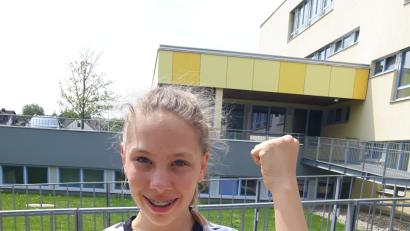 Bild: exb
Paula Landgraf vom HV Oberviechtach tritt mit der Ostbayern-Auswahl bei einem Turnier gegen die stärksten Teams des Freistaates an.