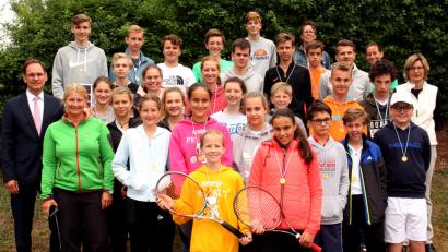 Bild: Kreuzer, Reinhard
Das Bezirksfinale im Tennis.