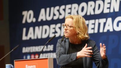 Bild: Schönberger, Gabi
Landesvorsitzende Natascha Kohnen am Landesparteitag der SPD