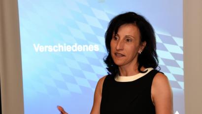 Bild: Grimm, Benedikt [BGM]
Rundum zufrieden zeigte sich CSU-Ortsvorsitzende Tanja Schiffmann mit dem Zusammenhalt in der Partei und der Entwicklung der Gemeinde.