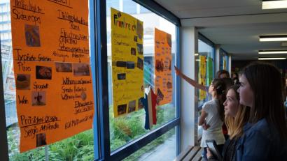 Bild: muk
Auf verschiedenen Plakaten informierten sich die Schüler über die europäischen Länder.