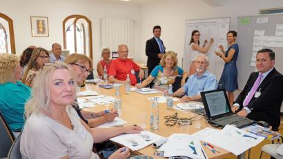 Bild: Stadt Amberg, Susanne Schwab
Erstes Treffen der Arbeitsgruppe Gesundheitsförderung und Prävention.