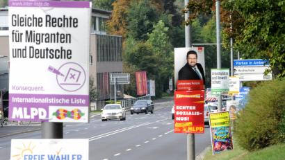 Bild: Stephan Huber
Wird alles mit Wahlplakaten der Parteien vollgepflastert, erregt das schnell einmal den Unmut der Bürger. Eine Regelung soll jetzt helfen.