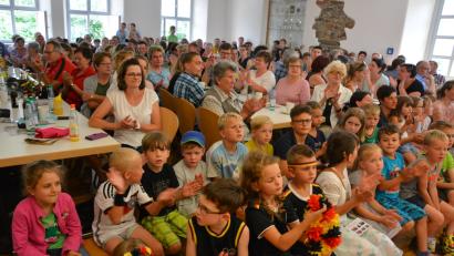 Bild: jr
Im Pfarr- und Jugendheim blieb kein Platz mehr frei.