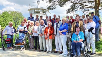 Bild: hai
Das Grenzdorf und -museum Mödlareuth ist die erste Stadtion beim Ausflug der Schlaganfallselbsthilfegruppe.