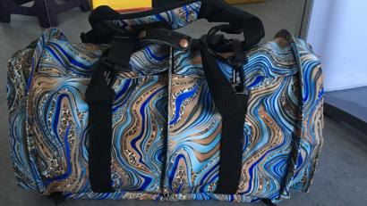 Bild: Zoll München
Vier Siamkatzen waren in einer Reisetasche zusammengepfercht.