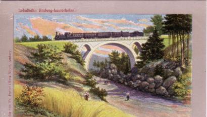Bild: schß
So sah die Haager-Tal-Brücke aus, als die Eisenbahnlinie Amberg - Lauterhofen noch in Betrieb war