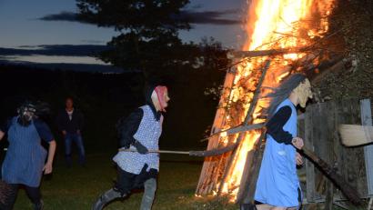 Bild: bey
Johannisfeuer in Bechtsrieth