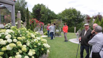 Bild: kro
Tolles Blumenparadies im Garten von Gerlinde und Thomas Hecht in Großkonreuth.