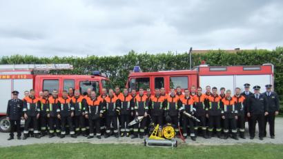 Bild: gm
Ein Novum : interkommunale, landkreisübergreifende Zusammenarbeit für Leistungsgruppen bei den Feuerwehren. Eine Idee der Pittersberger sowie Höglinger Wehr, die als sehr positiv für die Zukunft gesehen wird. .