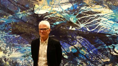 Bild: Susanne Wolke
Ein Künstler mit Mission: Bernd Zimmer malt die Elemente und versucht sich am ganzen Kosmos.