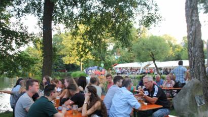 Bild: frd
Bürgerfestidylle rund um den Marktweiher.