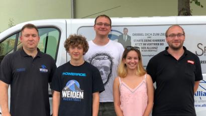 Bild: loj
Die neue Führungsriege bei Hamm Baskets (von links): Vorsitzender Roman Lang, Johannes Loibl, Daniel Waldhauser, Kimia Ghafourian und Martin Waldhauser.