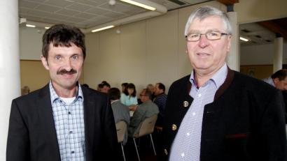 Bild: Hirsch
Vorsitzender Alois Weig (rechts) und Geschäftsführer Heinrich Promberger (links) zogen für die ESO eine positive Bilanz.