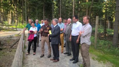 Bild: exb
Eine ganze Region ist auf die Planungen für ein Walderlebniszentrum am Waldhaus Mehlmeisel gespannt.