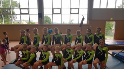 Bild: myd
Mit 16 Teilnehmerinnen tritt die DJK Pressath beim Turncup des Turngaus Oberpfalz Nord in Erbendorf an. Drei Pokalplätze, Medaillen und Urkunden bekommen die Sportlerinnen für ihre tollen Leistungen.