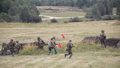 Bild: frd
Strenge Regeln müssen beachtet werden, denn die Sicherheit der Soldaten hat bei den Übungen Priorität.
