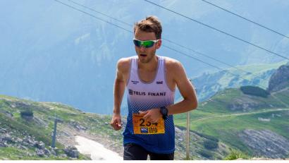 Bild: zeu
Maximilian Zeus hat sich in den Bergen sofort wieder zurechtgefunden. Mit dem zweiten Platz beim Nebelhornberglauf war der junge Pirker sehr zufrieden.