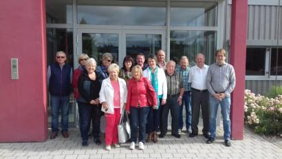 Bild: sei
Sozialdemokraten aus Mantel und Weiherhammer besichtigen das Witt-Warenverteilzentrum am Brandweiher.