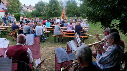 Bild: le
Die Freizeitanlage „Mühlpaint" ist eine passende Kulissse für das Johannifeuer.