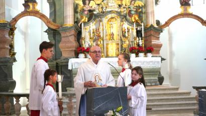 Bild: fvo
Stadtpfarrer Andreas Uschold aus Weiden war der Hauptzelebrant beim Patrozinium der Wallfahrtskirche Mariä Heimsuchung.