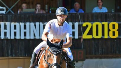 Bild: Hartl
Sven Fehnl vom Reit- und Fahrverein Hahnbach  auf Quinto.