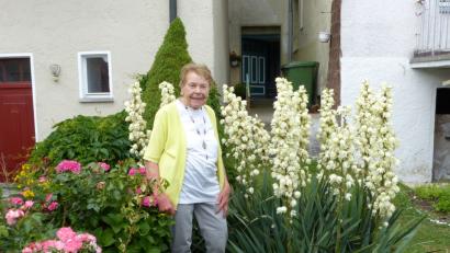 Bild: Völkl
Schmuckstück im Garten: Die üppig blühende Palmlilie.