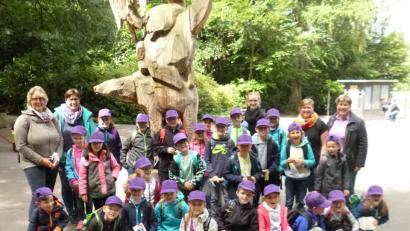 Bild: exb
Hortkinder bei ihrem Ausflug in den Nürnberger Zoo.