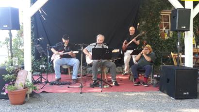 Bild: Kunz
Blues und mehr boten "Red Moon" zum Saisonauftakt der "Live Stage" im Parapluie.