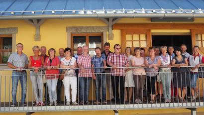 Bild: gz
Beim Klassentreffen stand auch die Braukultur im Biererlebnis und Kommunbrauhaus auf dem Programm.