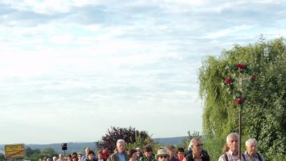 Bild: KSI
Sechs Stunden waren die Wallfahrer nach Amberg unterwegs.