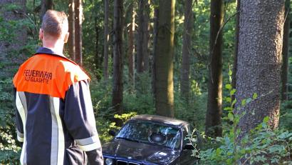 Bild: nm
Glück im Unglück am Sonntagabend: Eine Frau und drei Kinder kamen ohne schlimmere Verletzungen davon.